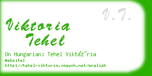 viktoria tehel business card